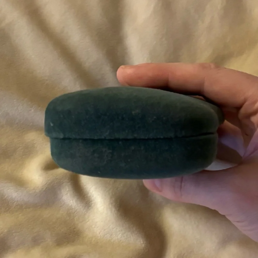 Gucci Green Velvet Glasses Case